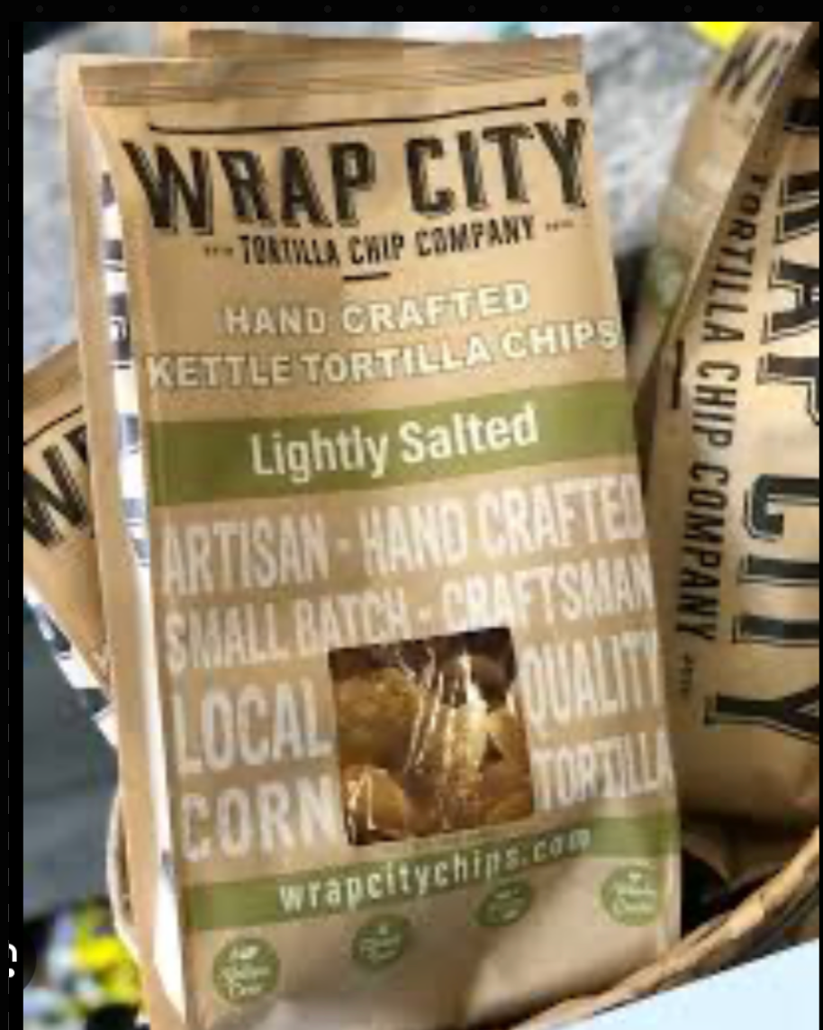 Hand Crafted Original Kettle Chips 12oz (Wrap City) OL