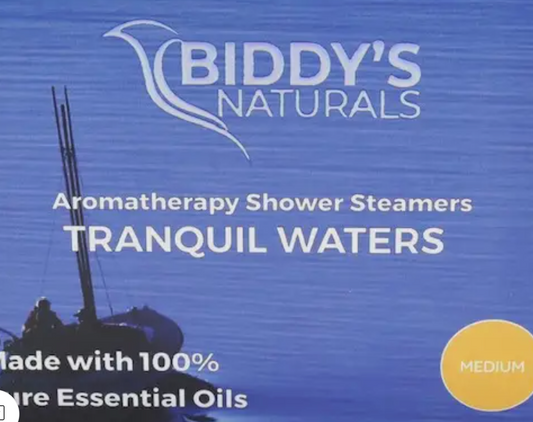 Citrus Lavender Tranquil Waters Shower Steamers 2 pak (Biddy's Naturals) OL