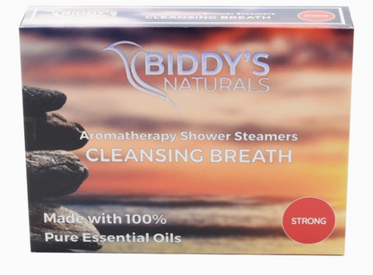 Cleansing Breath Shower Steamers 2 pak (Biddy's Naturals) OL
