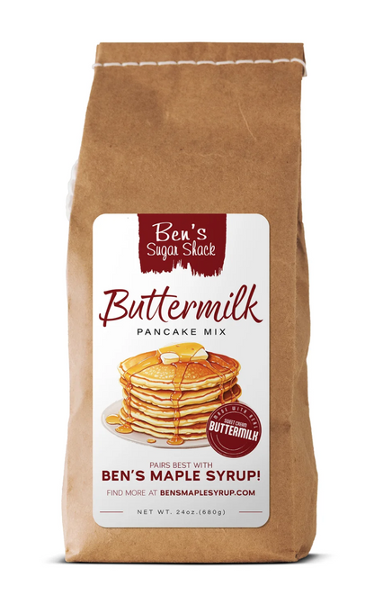 Buttermilk Pancake Mix 24 oz. (Ben's Maple) OL