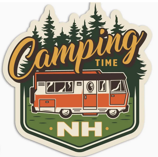 NH Camping Time Sticker (Retro Planet) OL