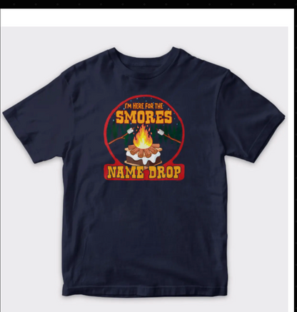 Kids "I'm Here for the Smores NH" sticker (RetroPlanet) OL
