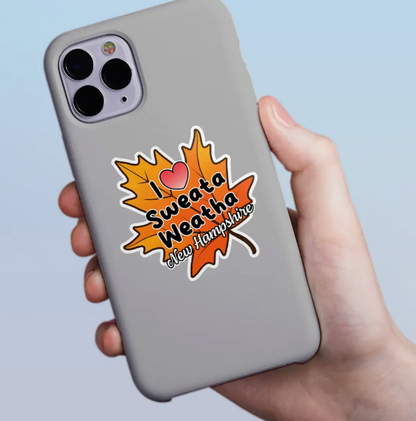 7944 NH Maple Leaf mini Sticker 2 designs (Retro Planet)