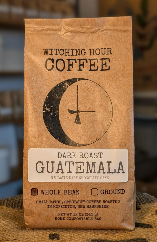 Guatamela Dark Roast GROUND Coffee 12 oz.  (Witching Hour Coffee) OL