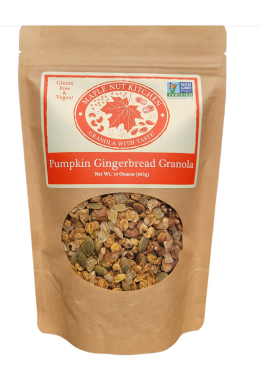 Pumpkin Gingerbread Granola 10 oz. (Maple Nut Kitchen) OL