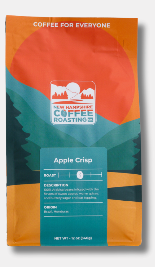 Apple Crisp Ground Coffee 12 oz. (New Hampshire Coffee Roasting Co.) OL