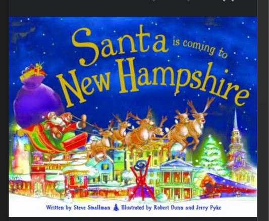 Santa is Coming to New Hampshire Children's Book OL