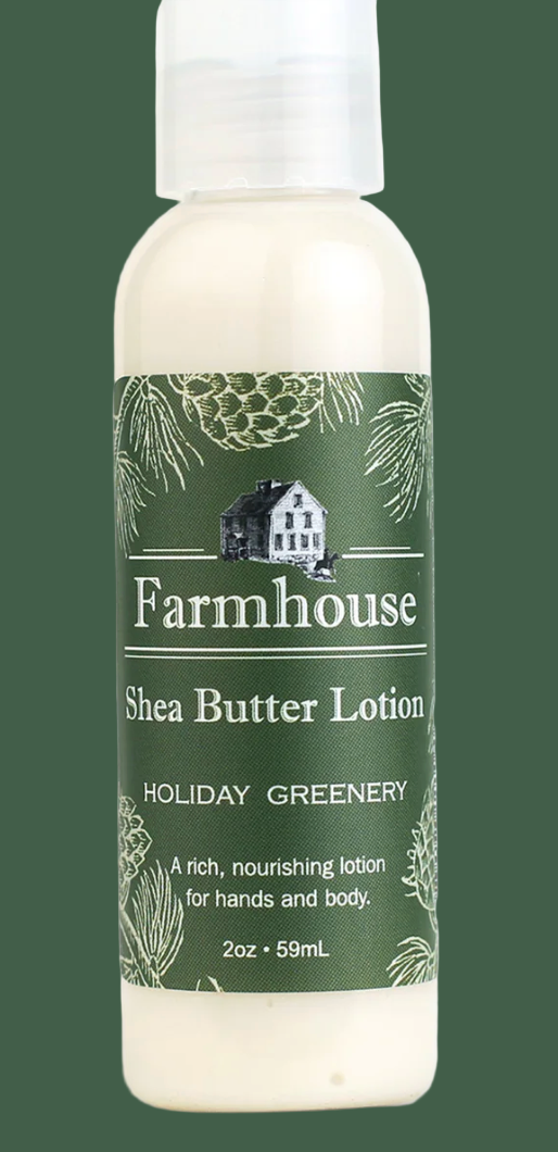 1006 Holiday Greenery Shea Butter Mini Hand Lotion 2 oz. (Sweet Grass Farm) OL