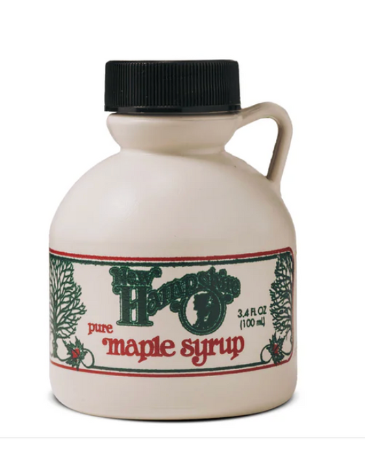 Pure NH Maple Syrup plastic jug 3.4 oz. (Ben's Maple) OL