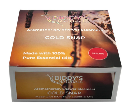 Peppermint Cold Snap Shower Steamers 2 pak (Biddy's) OL