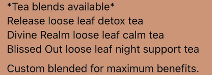 "Divine Realm" loose herbal tea 1/2 oz. (Whimsy Souls, LLC) OL