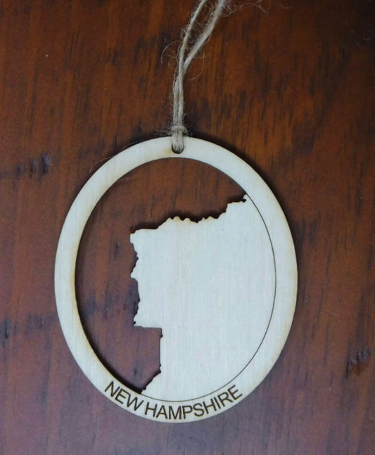 Old Man of the Mountain Wooden Ornament (Of Moose and Mountain) OL