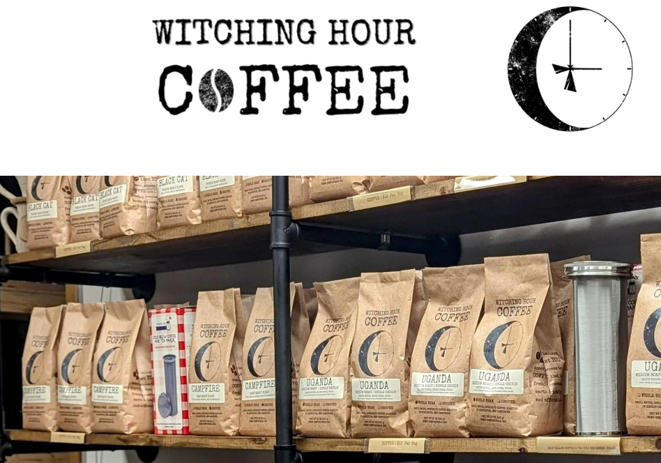 "Winter Warmer" Medium Dark Roast Coffee 12 oz. (Witching Hour) OL