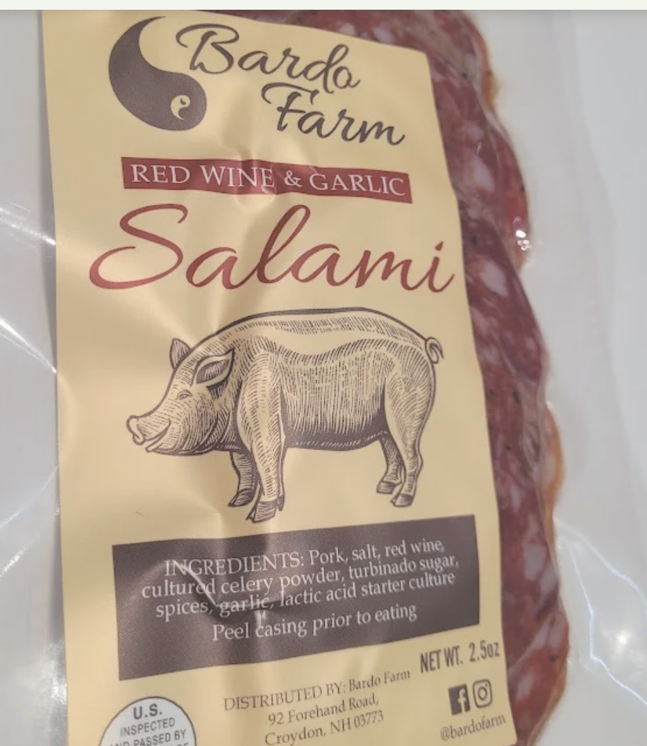 Juniper Salami 4 oz. vacuum sealed (Bardo Farms) OL
