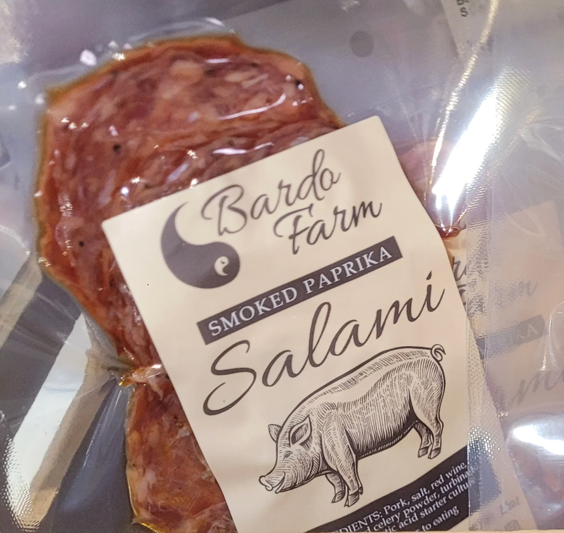 Fennel Salami 4 oz. vacuum sealed (Bardo Farms) OL