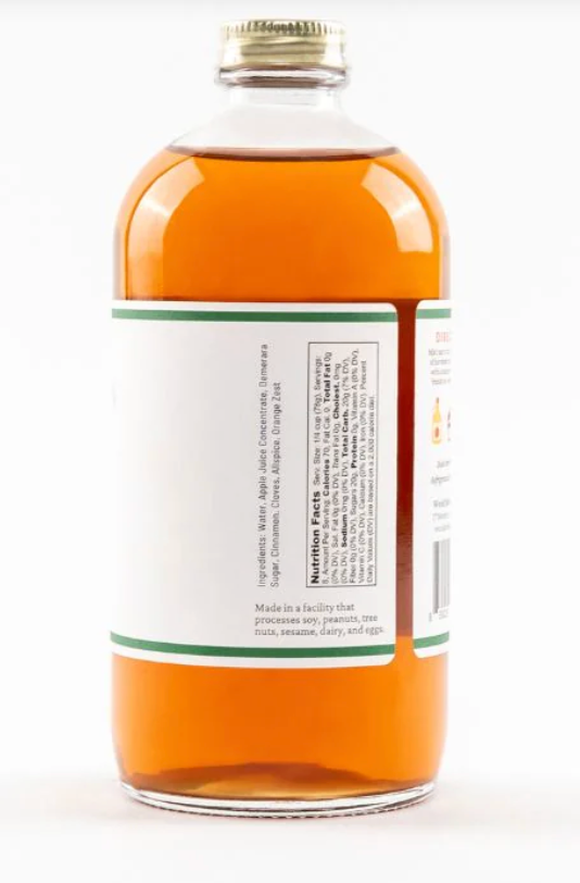 Spiced Apple Hot Toddy Mixer 16 oz. Alcohol Free (Wood Stove Kitchen) OL