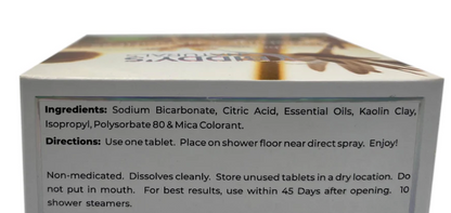 Citrus Sunshine & Happiness Shower Steamers 12 pak (Biddy's Naturals) OL