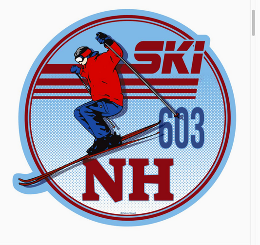 SKI NH retro sticker (RetroPlanet) OL