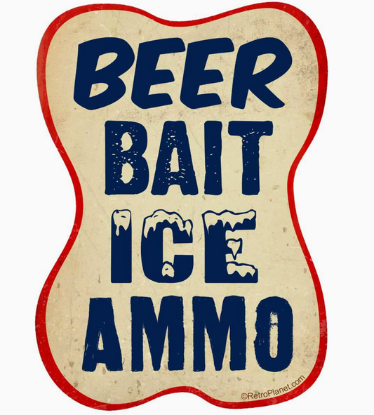 ICE FISHING sticker (RetroPlanet) OL