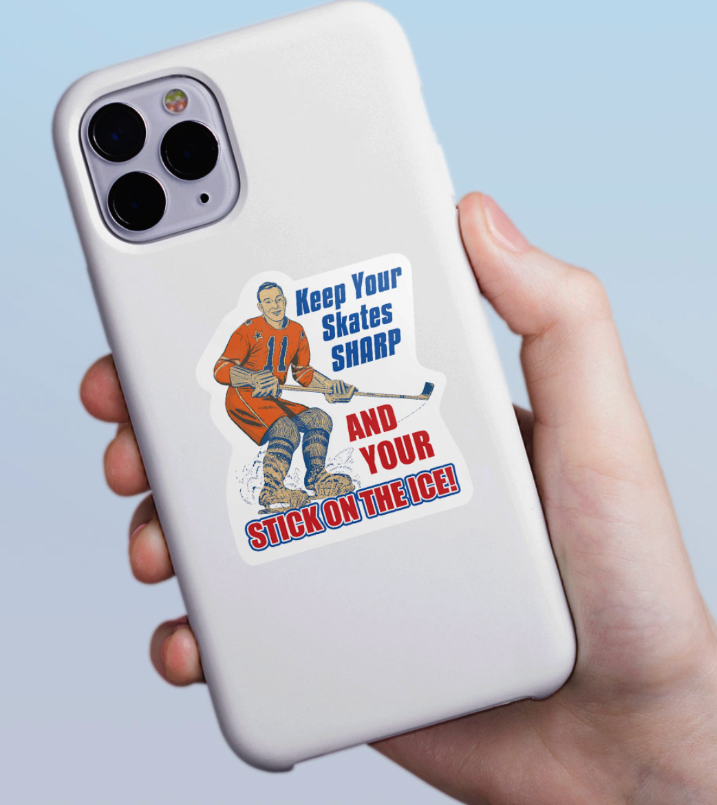 NH HOCKEY sticker (RetroPlanet) OL