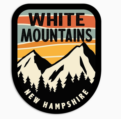 NH WHITE MOUNTAINS sticker (RetroPlanet) OL