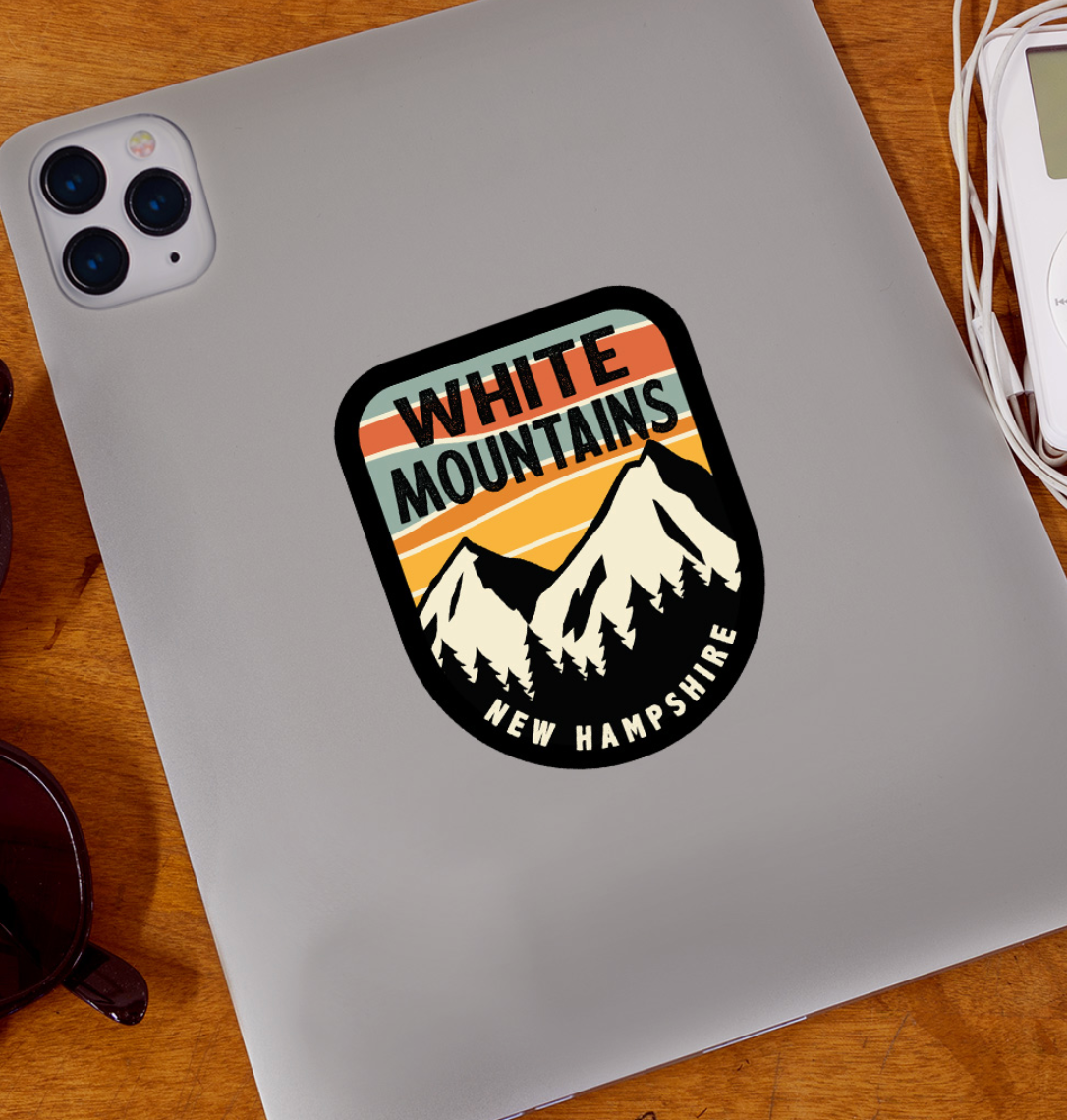 NH WHITE MOUNTAINS sticker (RetroPlanet) OL