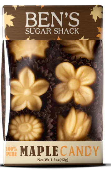 Pure Maple Candy Flowers 1.5 oz. 6 pak (Ben's Maple) OL