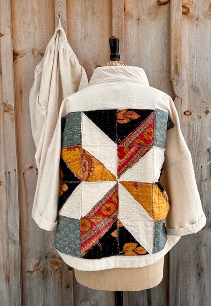 Handcrafted, Hand-Sewn 2-piece Lounge Set - Free Size (Hillside Studio) OL