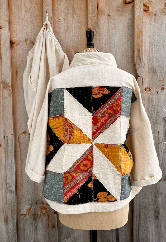 Handcrafted, Hand-Sewn 2-piece Lounge Set - Free Size (Hillside Studio) OL