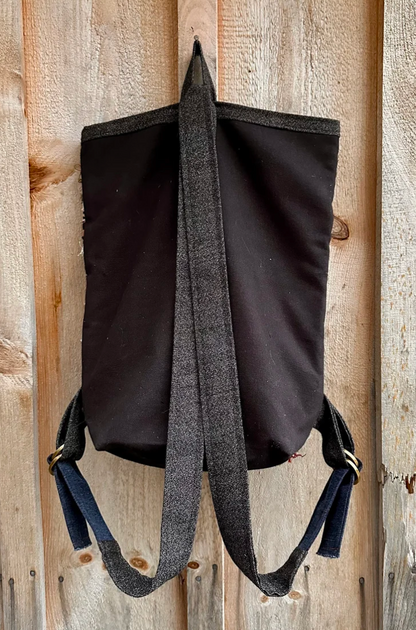 Handcrafted "Cutting Room Floor" Back Pack (Hillside Studio) OL