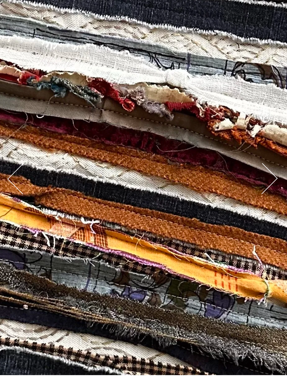 Handcrafted "Cutting Room Floor" Back Pack (Hillside Studio) OL