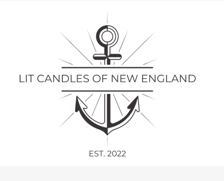 Hand Poured Grapefruit & Mangosteen 8 oz. soy, clean burn candle (LIT Candles of New England) OL
