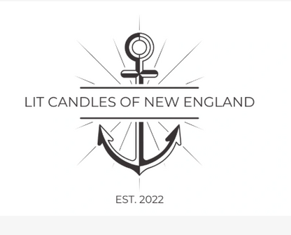 Hand Poured Grapefruit & Mangosteen 8 oz. soy, clean burn candle (LIT Candles of New England) OL