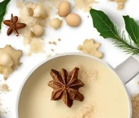 Hand Poured Vanilla Eggnog 8 oz. soy, clean burn candle (LIT Candles of New England) OL
