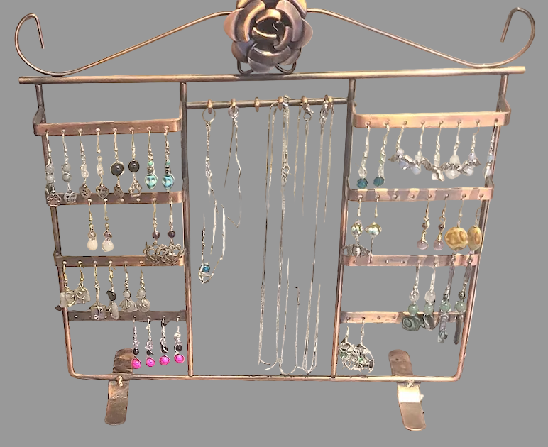 Wired and Gemstone Earrings (Controlled Chaos Jewelry) OL