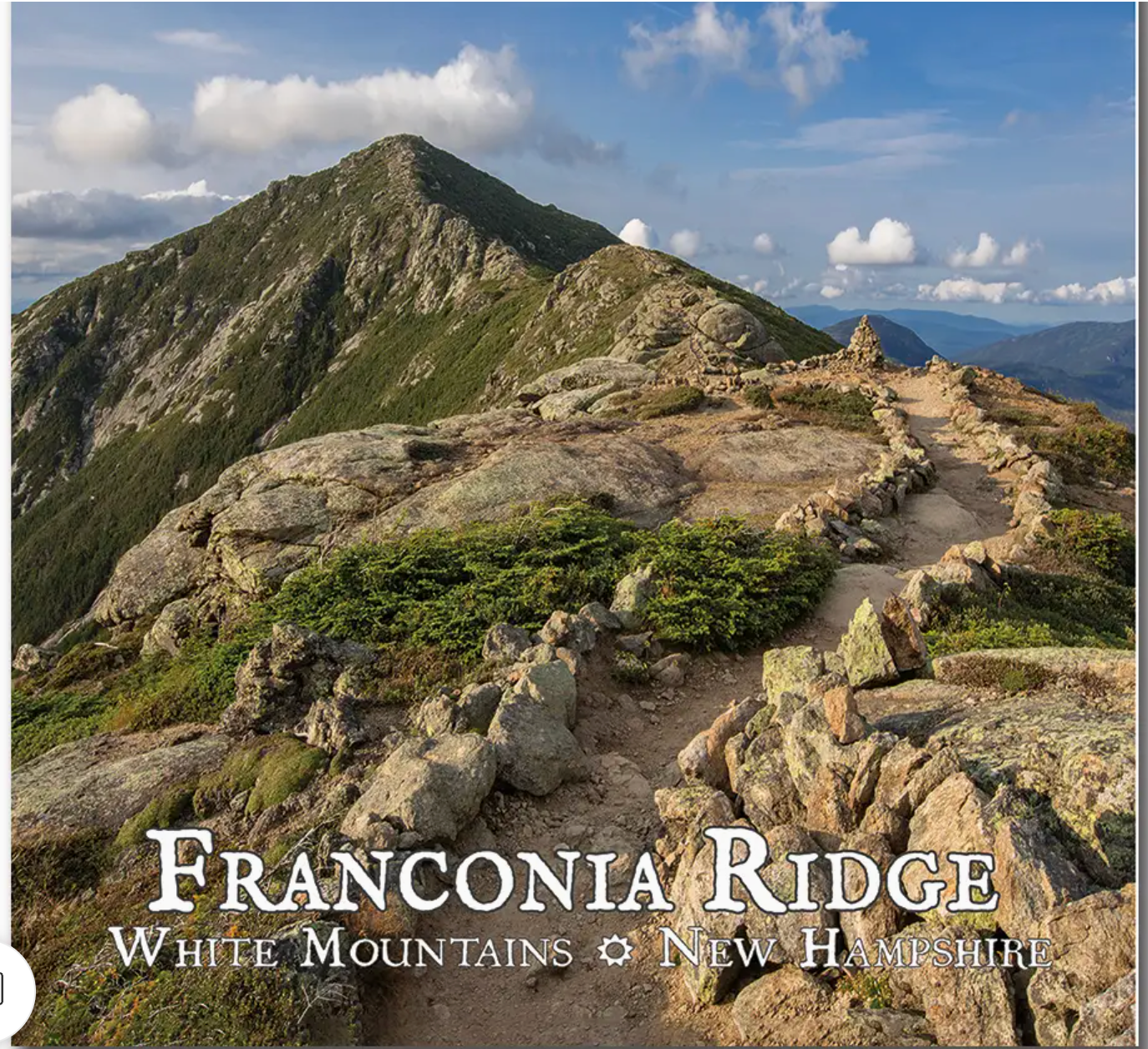 Majestic Franconia Ridge magnet (White Mountain Images) OL