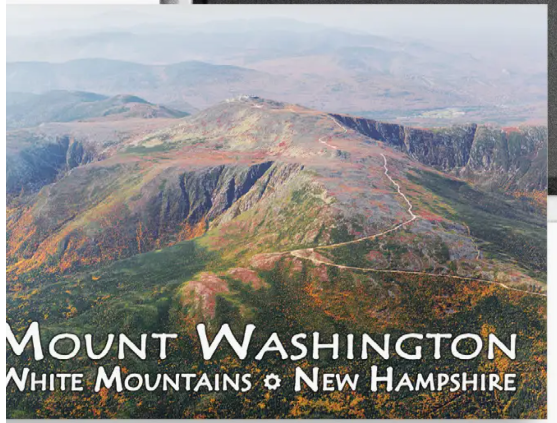Mt. Washington aerial magnet (White Mountain Images) OL