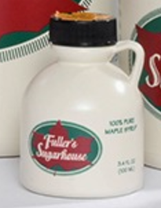Pure NH Maple Syrup plastic jug 3.4 oz. (Fuller's Sugarhouse) OL