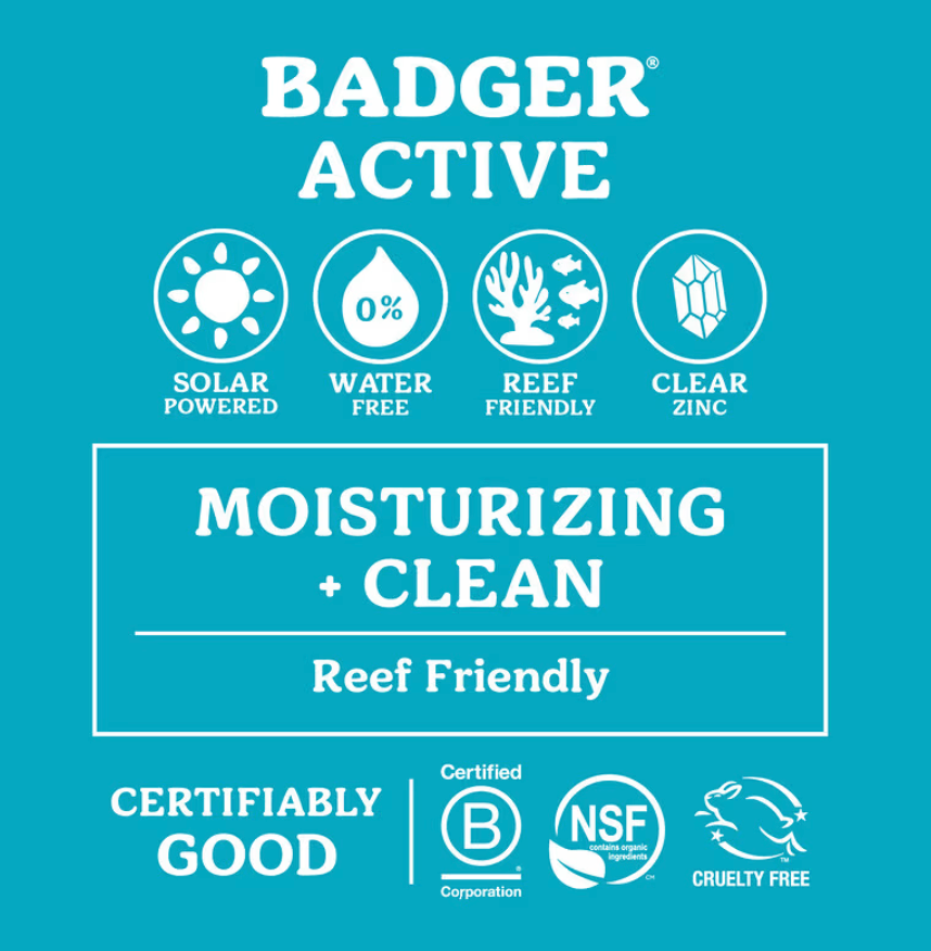 ACTIVE 30 SPF Sunblock 2.9 oz. (W.S. Badger) OL