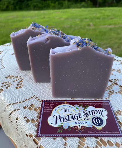 Lilac Goat's Milk Artisan Soap (Postage Stamp Soap Co.) OL
