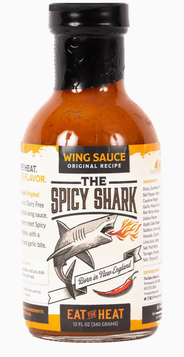 Original Wing Sauce 12 oz. (The Spicy Shark) OL