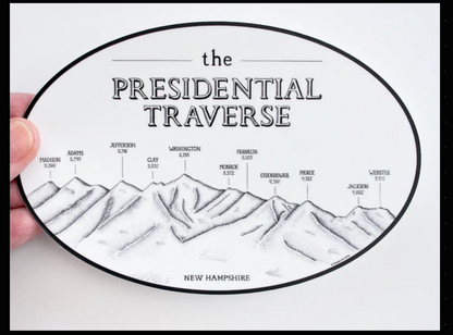 Presidential Traverse Greeting Card (blank inside)  (Sherpa Ant) OL