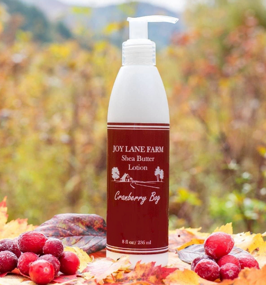 Cranberry Bog Shea Butter Lotion 8 oz (Joy Lane Farm) OL
