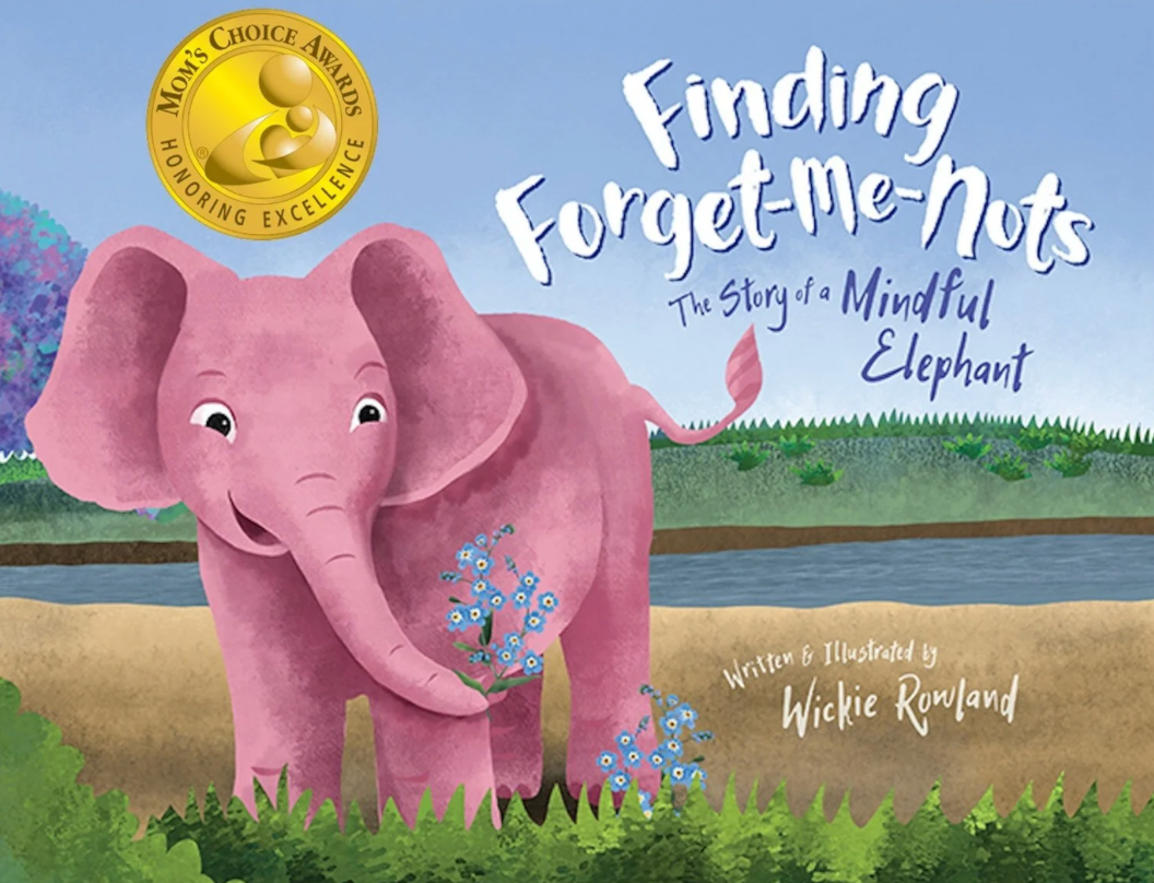 "Finding Forget-Me-Nots" autographed children's book (Wickie Rowland) OL