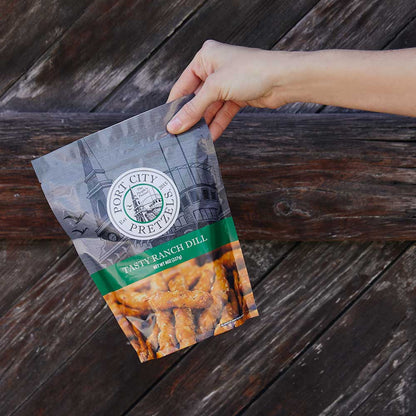 Tangy Ranch Dill Pretzels 8 oz. (Port City Pretzels)- Online