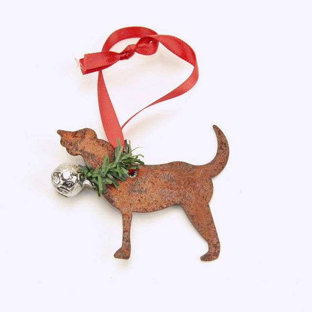 Dog Metal Ornament